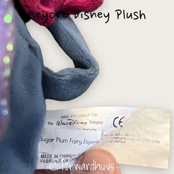 Charming Disney Eeyore Plush Beanie Babies - Whimsical Duo - Picture 7 of 9